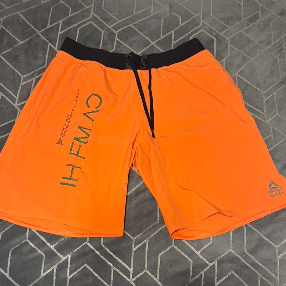 Reebok CrossFit Orange Board Shorts